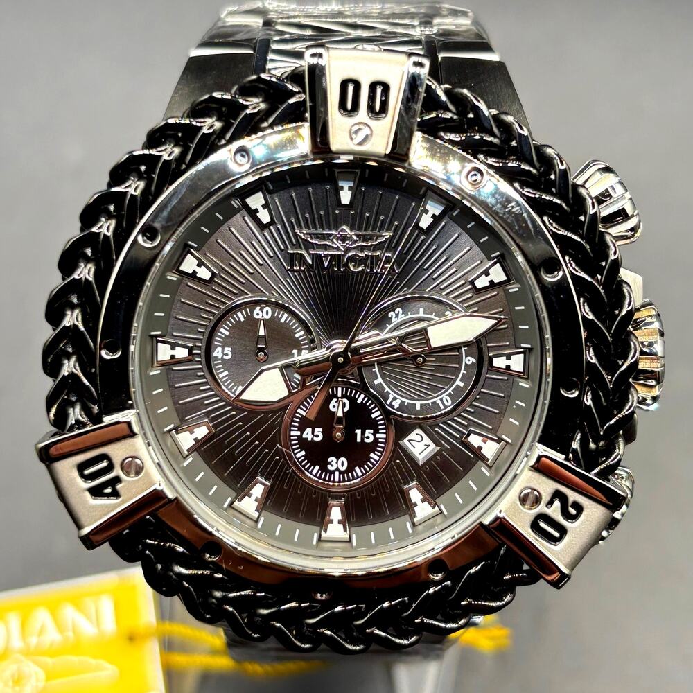 Invicta Bolt Herc 48160 Chronograph 54mm Black Stainless Steel Men’s Watch NIBWT